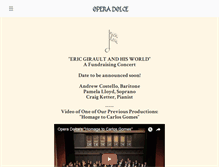 Tablet Screenshot of operadolce.org